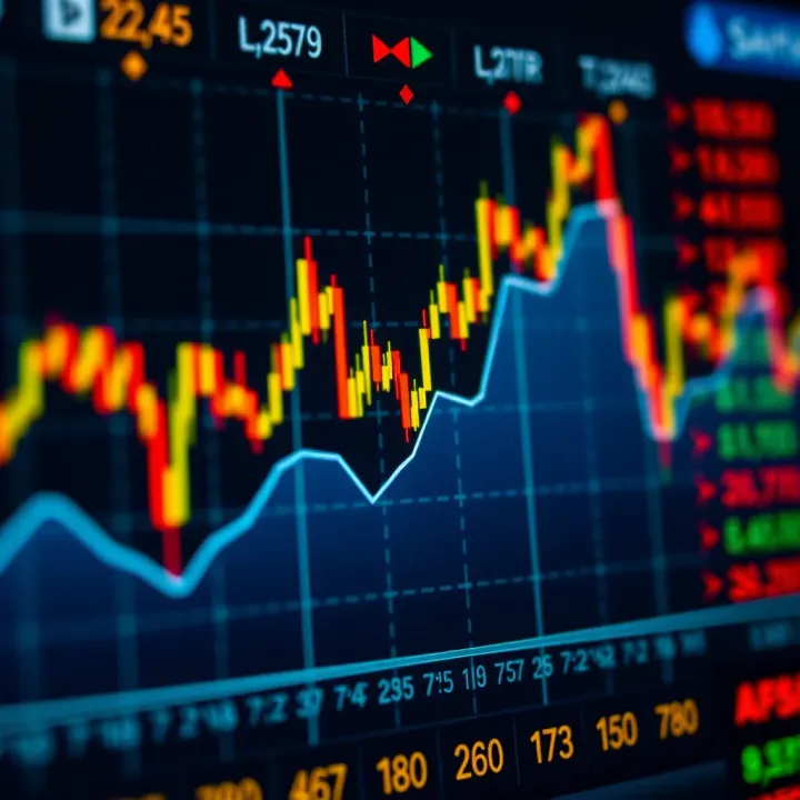 Bullish Chart Pattern Signaling Potential Market Rise Detailed example of a bullish chart pattern showing potential upward price movement in global markets