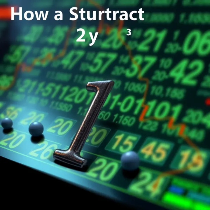 Diagram illustrating the subtraction of two binary numbers using the borrowing technique
