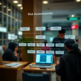 Flowchart showing risk assessment and mitigation strategies used by financial institutions within Pakistan's regulatory framework
