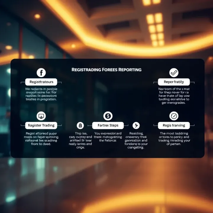 Graphic illustrating registration and reporting steps for forex traders under Pakistan tax laws